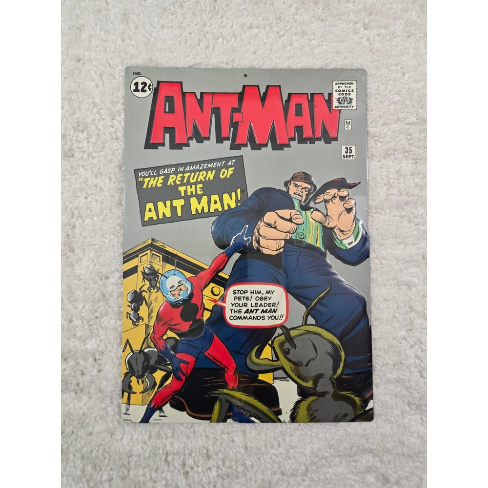 Marvel Ant-Man Comic Book Cover Tin Sign Tales to Astonish 35 Metal Wall Art NEW